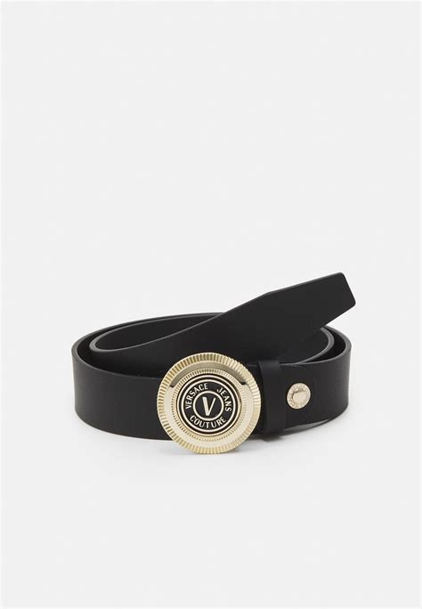 versace jeans letter logo belt|VERSACE JEANS COUTURE .